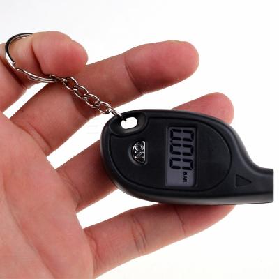 China Portable Auto Test Air Pressure Mini Key Chain LCD Digital Car Tire Air Pressure Gauge Motorcycle Test For Car Tire Meter Tester Tool for sale