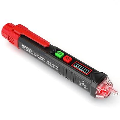 China HT100 AC Voltage Non Touch Voltage Tester Testing Pen with LED Noise Quantity and Alarm Light for sale