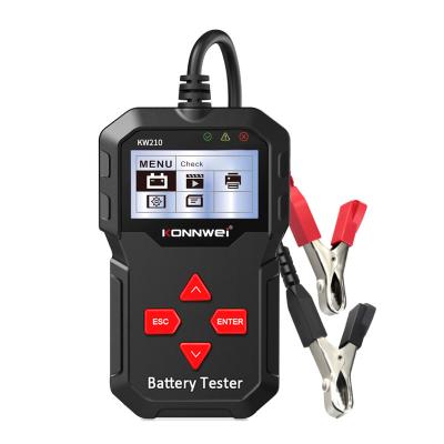 China For All 12V Cars KW210 Auto LCD Battery Voltage Tester For All 12V Cars for sale