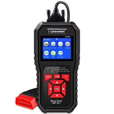 China Support Interactive System Updates and Printing Fault Data KW850 Full System OBD2/EOBD Scanner Diagnostic Tools for sale