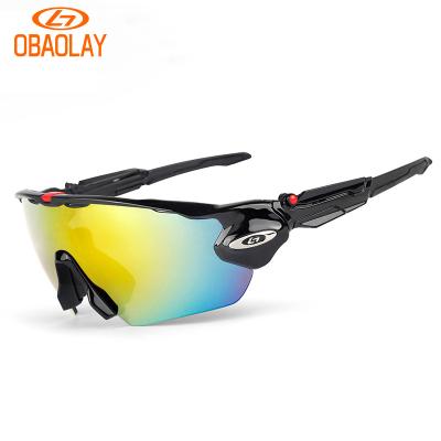 China Light Protection Photochromic Cycling UV Lenses Glasses Polarized Glass Ok Mountain Bike Sunglasses In Stock for sale