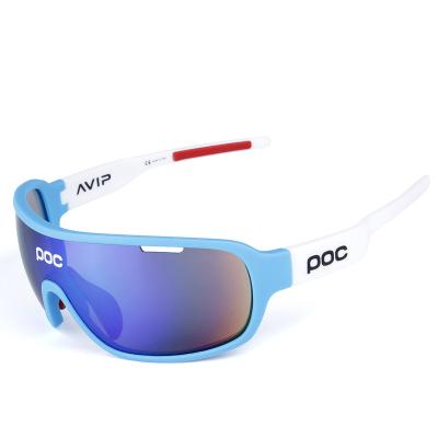 China Factory 2021 Unisex Polarized Cycling Glasses Polarized OEM MTB Sunglasses Design Light Weight UV400 POC Wholesale Factory Ready To Ship for sale