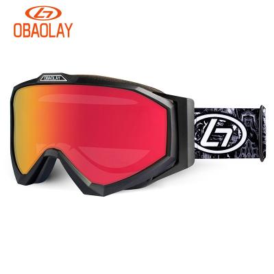 China Ski Goggles Women's Ski Sunglasses High Hardness Outdoor Sport Snow Snowboarding Snowmobile Glass UV400 Anti-fog Eyewear for sale