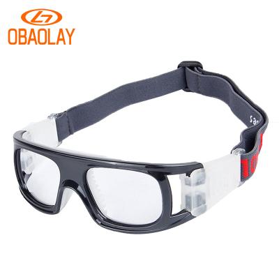 China OBAOLAY Lightweight Sports Glasses Basketball Anti-fog Protective Safety Glasses For Men With Adjustable Strap For Soccer Volleyball for sale