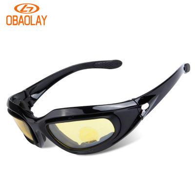 China Airsoft Tactical Goggles Military Outdoor Glass Goggles 4 Army Sunglasses Tactical Helmet Fog Goggles for sale