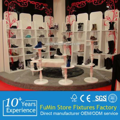 China Custom Stylish Acrylic Shoes Display stand for sale