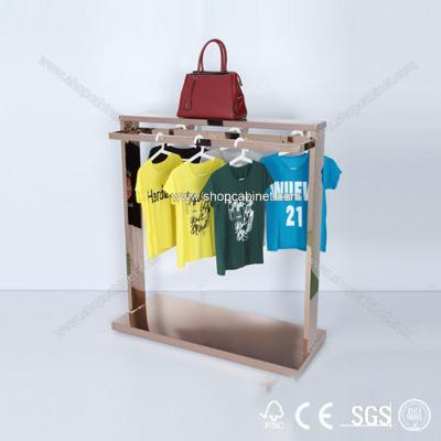 China clothing shop display warehouse, heavy duty garment display racks for sale