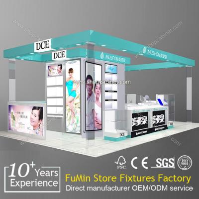 China 2015 modern display showcase /cosmetic showcase / glass display showcase for sale