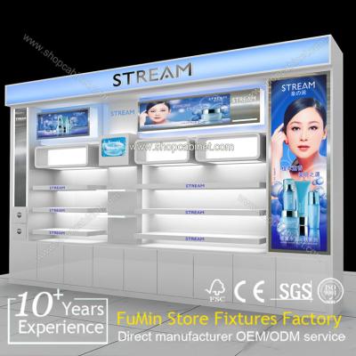 China 2015 Modern Wood Counter Cosmetic Showcase for sale