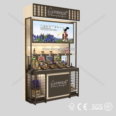 China 2014 Hot sale cosmetics display design showcase for sale