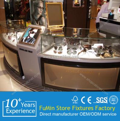 China Retail all kinds of sunglasses display shelving/cabinet glasses display stand for sale