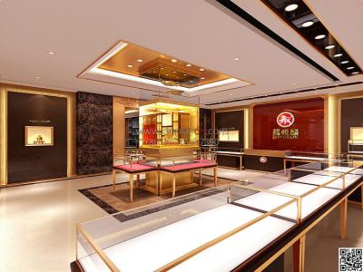 China shopping mall high end jewelry shop display showcase with led for sale