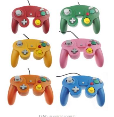 China Game Gamepad Cable Controller for NGC Joystick with One Button for GameCube for Wii GNI0460 for sale