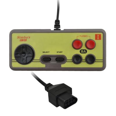 China Yuswallow 7 Pin Plug Cable Controller GamePad 8-Bit Japanese Style Console With Turbo GNI08201 for sale