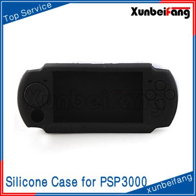 China Protective Silicone Case Skin Cover For PSP 3000 Black CPP032 for sale