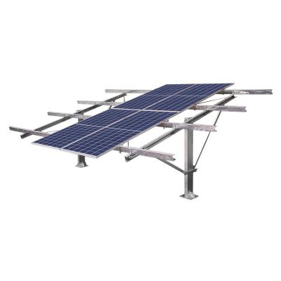 China PV Solar Panel Installation Customized Q355B Steel PV Support Solar Panel Mounting Bracket System for sale