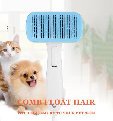 China New Arrivals 5 IN1 Pet Grooming Brush Self Cleaning Dog Cat Brush Remove Dog Hairs Sustainable Pet Comb for sale