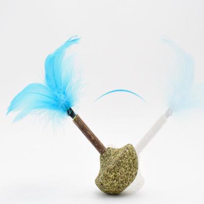 China Viable Creative Catnip Feather Cat Toys New Cat Snack Catnip Tumbler for sale