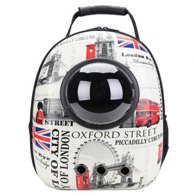 China Space Capsule Anti-theft Transparent Breathable Pet Outside Travel Carry Dogs And Cats Portable for sale