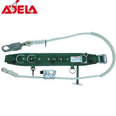 China Fall Protection Equipment Taiwan Adela Safety Lineman Belt With Fall Protection Lanyard for sale