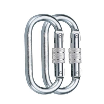 China CE Certified Taiwan ADELA Oval Connector Swivel Lug Carabiner for sale