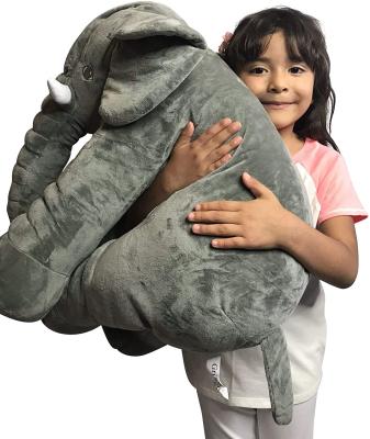 China Toy Gifts Child's Toy Gifts Child's Toy Gifts Toyard Factory Wholesale Kids Ride Type Light Blue Sit 6V Ride Stuffed Toy Large Plush Elephant for sale