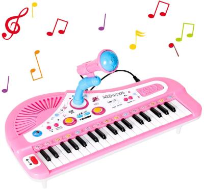 China Smart Toy Electronic Organ Piano Educational Toy Toyard Battery Operated Kids Musical Instrument Keyboard Battery Operated Music for Children for sale