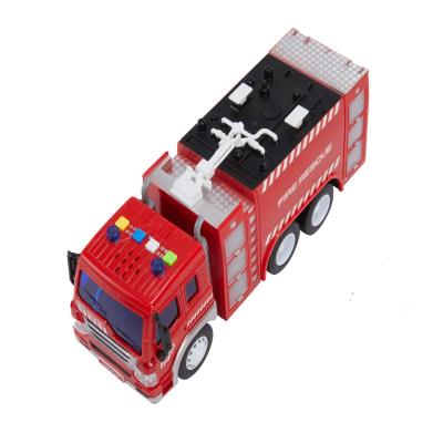 China Original Mini Fire Toy Yard Dump Diecast Container Diecast Cars Milking Toys Metal Military Remote Truck And Trailer for sale