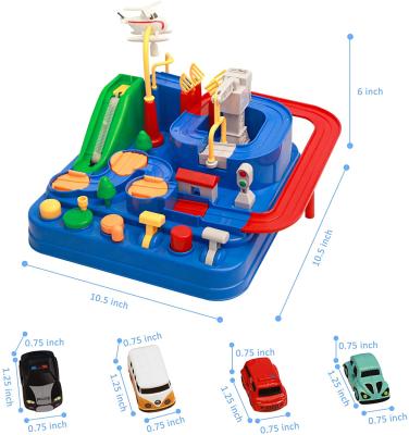 China Slot Toy Slot Toyard Car Adventure Car Toy Racing Slot Children's Track for sale