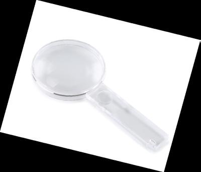 China Gifts Magnifying Glass With Handle Full Transparent Plastic Plexiglass Children's Experimental Student Toys for sale