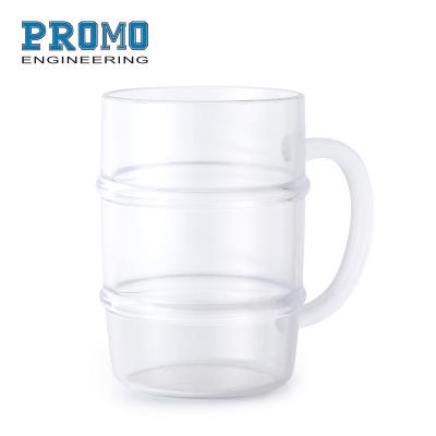 China Unbreakable plastic beer barrel 24oz beer mug logo multi color contenedor promotional disposable Para cerveza vasos de barril unbreakable plastic beer mugs for sale