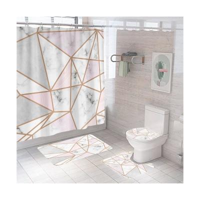 China Sustainable Custom High Quality Thickened Bathtub Shower Curtain Bathroom Supplies for sale