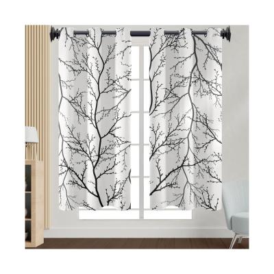 China Portable Digital Printing Living Room Bedroom Window Curtains Durable Premium Material Hotel for sale