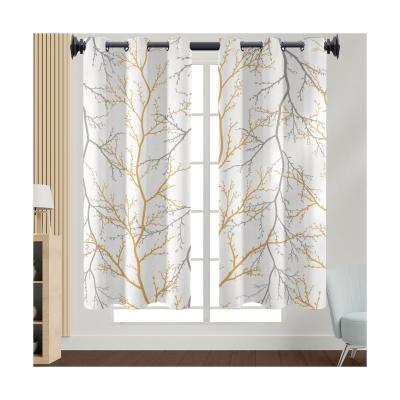 China Digital Printing Good Quality New Arrivals Modern Hotel Bedroom Window Curtains for sale