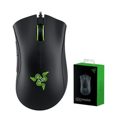 China Original Razer DeathAdder Mini Gaming Mice Essential 5 Cable Optical Sensor 5 Buttons Independently For Laptop PC Gamer for sale