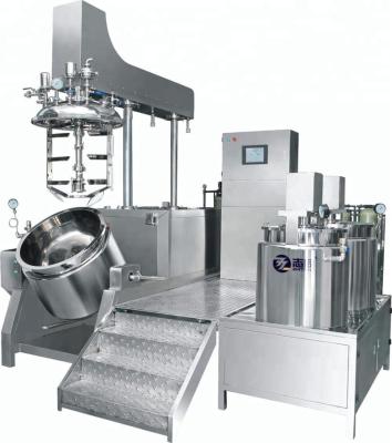 China Factory hot sale viscous liquid making homogenizer cream vacuum mixer emulsifying machine en venta