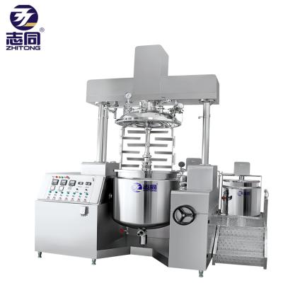 China 100L Vacuum Liquid Emulsifying Homogenizer Homogenizer Mixer Boiler Mixing Machine For Cosmetics Te koop