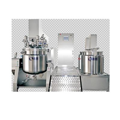 China Liquid With Hanging Solids ZT Vacuum Homogenizer Emulsifier Mixer Blender Emulsifying Machine for sale