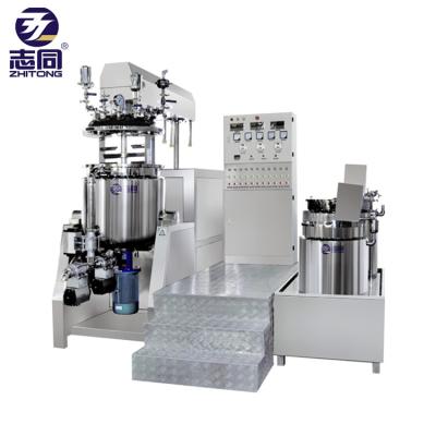 China ZT Emulsifier Blender Homogenizer Emulsifier Vacuum Viscous Liquid Cosmetic Cream Homogenizer Emulsifying Machine for sale