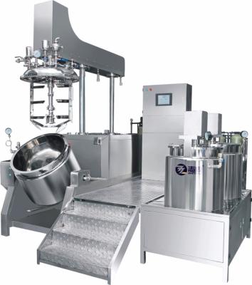 China ZT Vacuum Viscous Liquid Homogenizer Emulsifying Machine For Body Cream Industrial Cosmetic Mixer for sale