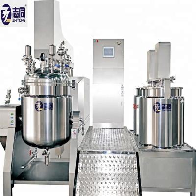 China ZT Viscous Liquid High Speed ​​Vacuum Blender Machine Cosmetics Emulsifier Shampoo Homogeneous Emulsifying Mixing Tank for sale