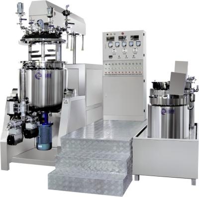 China ZT 200L Vacuum Viscous Liquid Homogenizer Blender Machine Emulsifying Mixing Tank Making Mayonnaise for sale