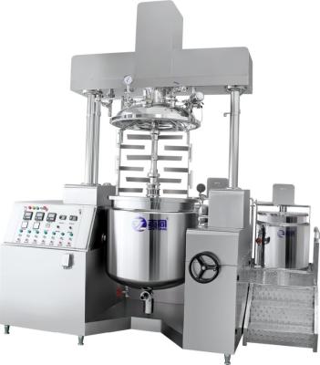 China Factory ZT Cosmetic Emulsifier Vacuum Homogenizer Machine Emulsifying Mixer for sale