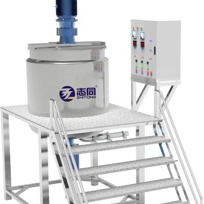 China ZT 100L Vacuum Liquid Pharmaceutical Chemical Tank Agitator Mixing Tank en venta