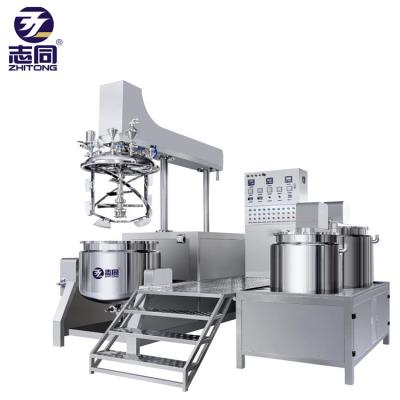 China Liquid Hair Care, Hair Treatment, Hair Cream Making Vacuum Boiler Mixer Equipment Emulsifying Mixing Machine Te koop