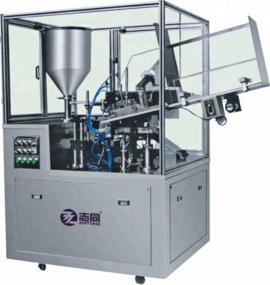 China Pharmacy Cream Toothpaste Chemical Automatic Foil Can Full Automatic Tube Filling And Sealing Machine en venta