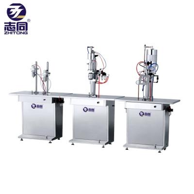 China Semi Automatic Commodities Aerosol Piston Filling Sealing Machine for sale