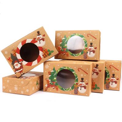 China Unique Logo Christmas Decoration Gift Custom Recyclable Boxes Christmas Box Packaging for sale