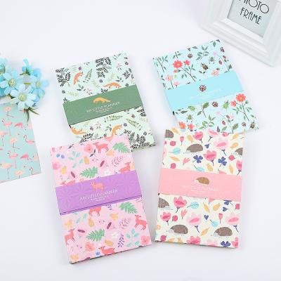 China 100% Custom Cute Animal Weekly Diary School Diary Flower Planner Monthly Notebooks Eco-Friendly Hardcover Book for sale