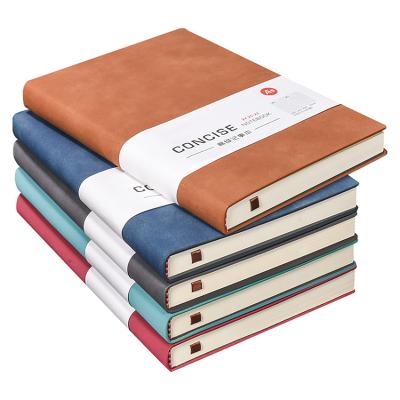 China 100% Customized A6 Eco-friendly Personalized Leather Notebook Journal Soft Leather Notebook for sale